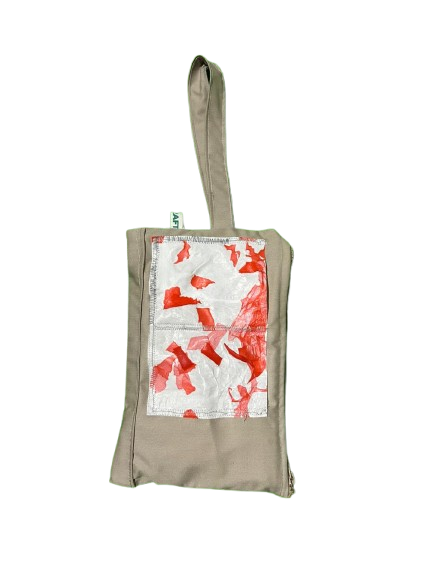 Pouch Bag Upcycle Cream